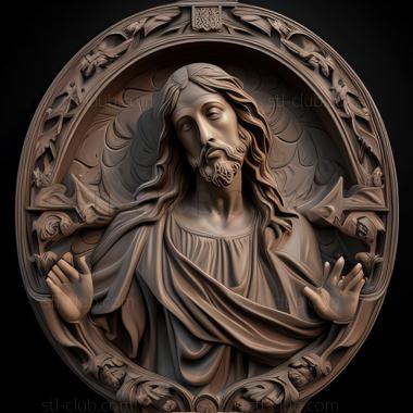 3D model st jesus (STL)